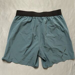 Ten Thousand Interval Shorts Medium Teal Performance Training CrossFit 7" Inseam